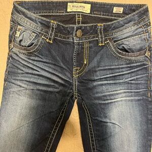 MeK Denim Women's Indigo Skinny Jeans